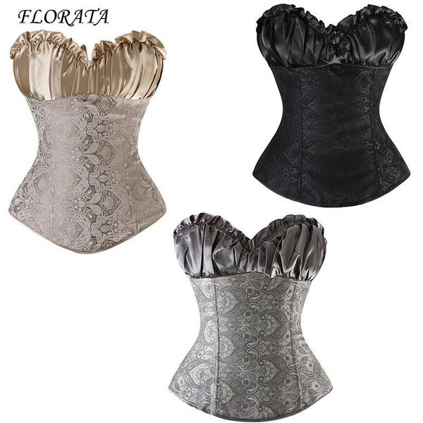 2017 fashion lace up corset and bustiers satin lingerie floral overbust blackcorset trainer plus size 6xl1, Black;white
2017 fashion lace up corset and bustiers satin lingerie floral overbust blackcorset trainer plus size 6xl1, Black;white