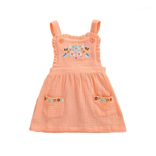girl's dresses 6m-4y toddler born baby kid girls flower dress vintage floral embroidery overalls a line for summer1, Red;yellow
girl's dresses 6m-4y toddler born baby kid girls flower dress vintage floral embroidery overalls a line for summer1, Red;yellow