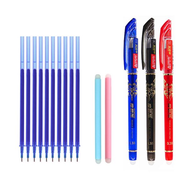 14pcs erasable pen set erasable refill washable handle erasable gel pen blue black colors ink school office writing stationery
14pcs erasable pen set erasable refill washable handle erasable gel pen blue black colors ink school office writing stationery