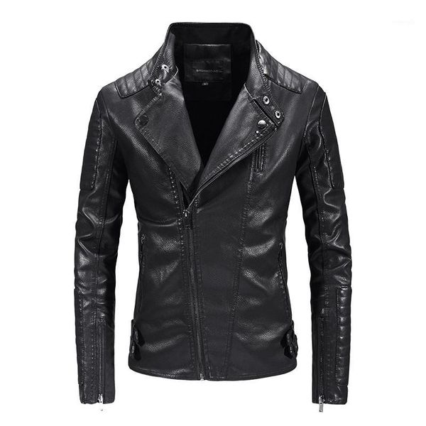 mens black faux leather jacket fleece zipper pu leather jacket for men turn-down collar slim male winter bomber1, Black;brown
mens black faux leather jacket fleece zipper pu leather jacket for men turn-down collar slim male winter bomber1, Black;brown