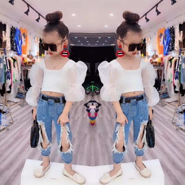 summer new fashion mesh patchwork puff sleeve short t-shirts baby girls sweet style kid princess tees children clothes w771 y200704, Blue
summer new fashion mesh patchwork puff sleeve short t-shirts baby girls sweet style kid princess tees children clothes w771 y200704, Blue