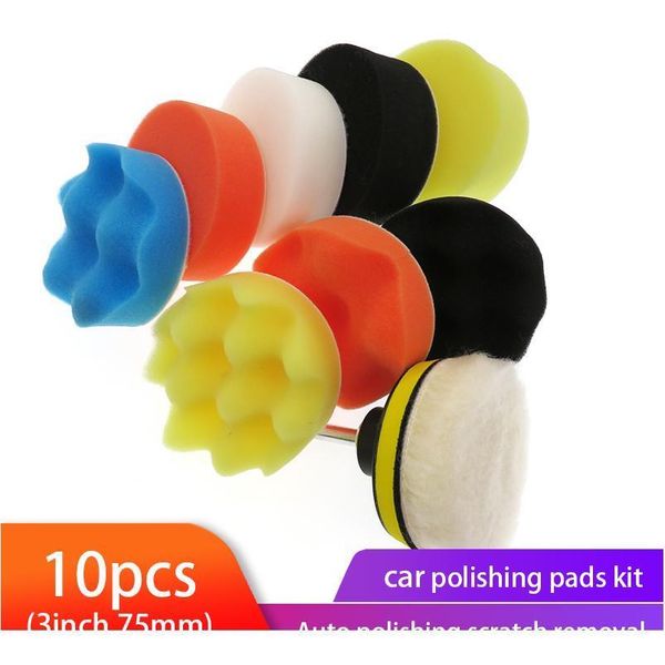 11pcs/set 3inch car polishing disc self-adhesive buffing waxing sponge wool wheel polishing pad for car polisher drill jllvcj
11pcs/set 3inch car polishing disc self-adhesive buffing waxing sponge wool wheel polishing pad for car polisher drill jllvcj