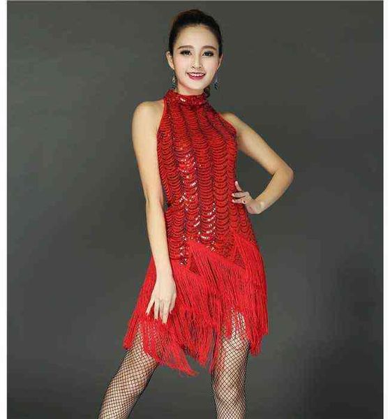 luxury women's casual dresses dance female spring and summer performance dresses competition tassel latin, Black;gray
luxury women's casual dresses dance female spring and summer performance dresses competition tassel latin, Black;gray