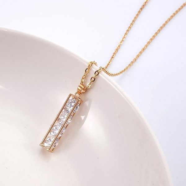 chains all seasons women chic trendy bling zircon copper crystal pendant necklace fashion wedding bridal jewelry, Silver
chains all seasons women chic trendy bling zircon copper crystal pendant necklace fashion wedding bridal jewelry, Silver
