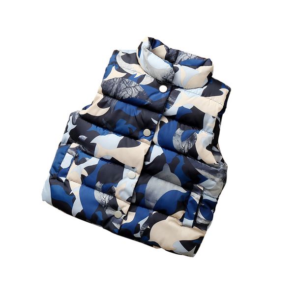 11 colors kids cotton vest windproof warm waistcoat autumn and winter girls boys children's clothing 201106, Camo
11 colors kids cotton vest windproof warm waistcoat autumn and winter girls boys children's clothing 201106, Camo