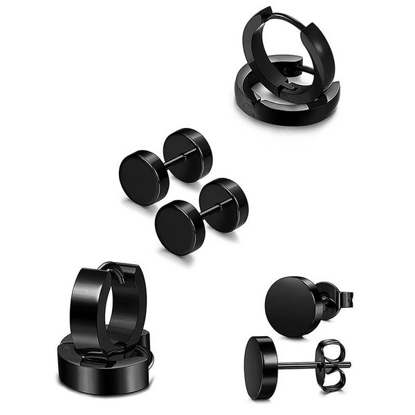 stud 4 pair /set earrings for women different types shape black color earring men punk gothic barbell, Golden;silver
stud 4 pair /set earrings for women different types shape black color earring men punk gothic barbell, Golden;silver