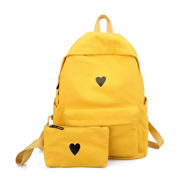 backpack style 2021 fashion women canvas printed heart yellow backpacks korean students travel bag girls school laptop
backpack style 2021 fashion women canvas printed heart yellow backpacks korean students travel bag girls school laptop
