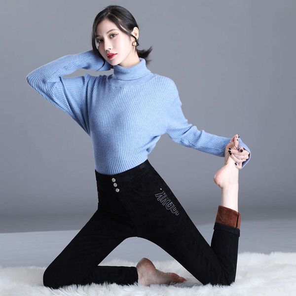 cashmere chenille for women's wear fall and winter 2020 new high waist trousers thickened tight elastic leggings, Black
cashmere chenille for women's wear fall and winter 2020 new high waist trousers thickened tight elastic leggings, Black