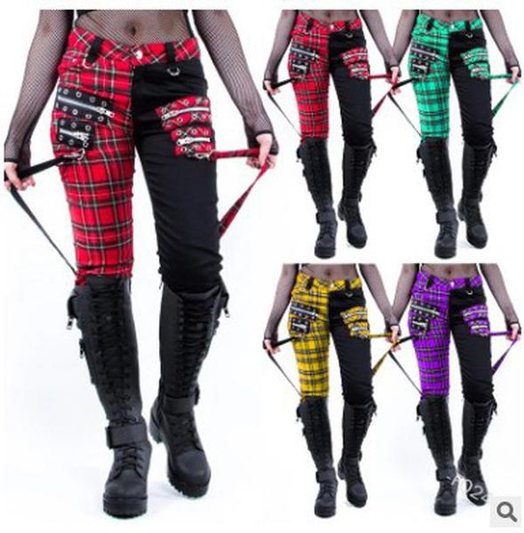 plaid sweatpants women cargo pants zipper stitching joggers hit colors asymmetrical pants fitness fashion design belt trousers, Blue
plaid sweatpants women cargo pants zipper stitching joggers hit colors asymmetrical pants fitness fashion design belt trousers, Blue