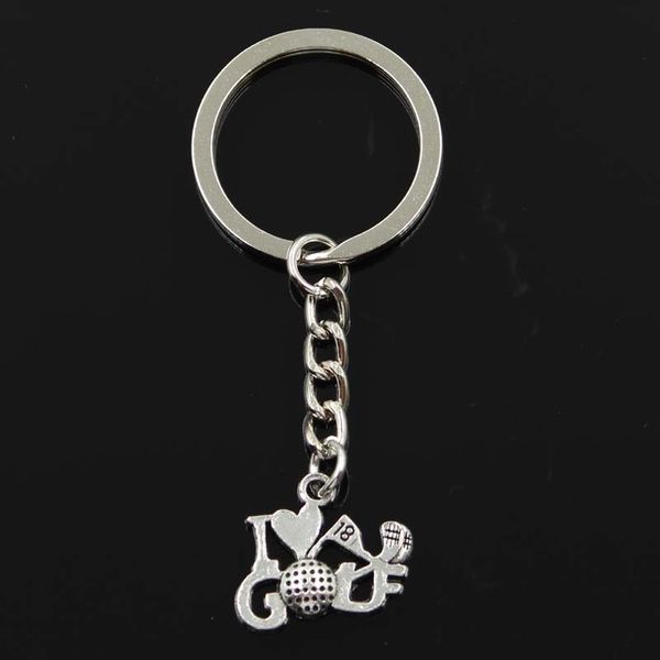 fashion keychain 17x22mm i love golf silver color pendants diy men jewelry car key chain ring holder souvenir for gift 
fashion keychain 17x22mm i love golf silver color pendants diy men jewelry car key chain ring holder souvenir for gift