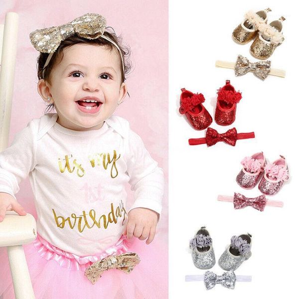 athletic & outdoor baby girls sequins shoes infant born bowknot princess first walkers + hairband girl birthday party1, Black
athletic & outdoor baby girls sequins shoes infant born bowknot princess first walkers + hairband girl birthday party1, Black