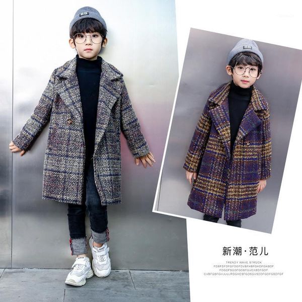 jackets british style cotton padded thick boys girls winter woolen jacket long kids fall coat children's clothes plaid1, Blue;gray
jackets british style cotton padded thick boys girls winter woolen jacket long kids fall coat children's clothes plaid1, Blue;gray