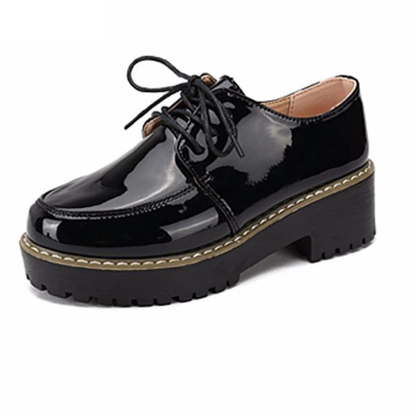 guvoosm for women black casual rubber pump lace-up sapato feminino shoes woman round toe ladies med heels big small size 31-44
guvoosm for women black casual rubber pump lace-up sapato feminino shoes woman round toe ladies med heels big small size 31-44