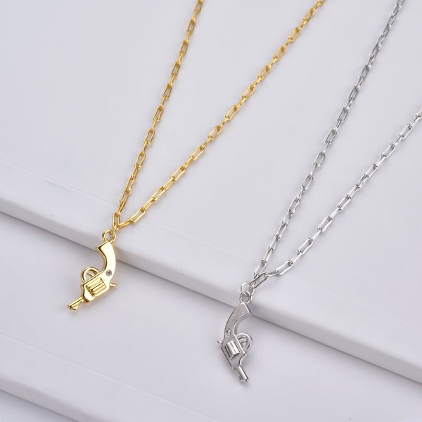 andywen 925 sterling silver rock punk gun pendant horoscope chain necklace 2021 new fashion european jewelry for women wedding q1219, Golden;silver
andywen 925 sterling silver rock punk gun pendant horoscope chain necklace 2021 new fashion european jewelry for women wedding q1219, Golden;silver