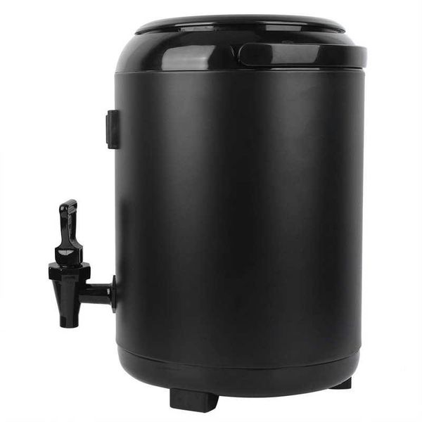 8l black stainless steel double layer insulation barrels container for milk coffee juice storage containers 36x24cm
8l black stainless steel double layer insulation barrels container for milk coffee juice storage containers 36x24cm