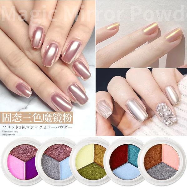 3colors/box solid magic mirror effect nail powder laser effect pigment aurora solid powder diy design manicure decorations, Silver;gold
3colors/box solid magic mirror effect nail powder laser effect pigment aurora solid powder diy design manicure decorations, Silver;gold