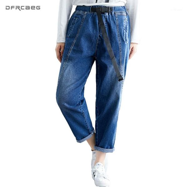 streetwear boyfriend woman jeans with belt 2020 autumn loose patchwork plus size denim harem pants retro female cotton trousers1, Blue
streetwear boyfriend woman jeans with belt 2020 autumn loose patchwork plus size denim harem pants retro female cotton trousers1, Blue