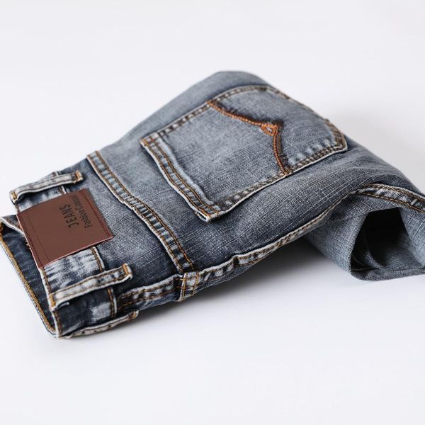 men's vintage straight fit jeans fashion business classic style stretch jeans denim pants smart casual trousers male gray1, Blue
men's vintage straight fit jeans fashion business classic style stretch jeans denim pants smart casual trousers male gray1, Blue