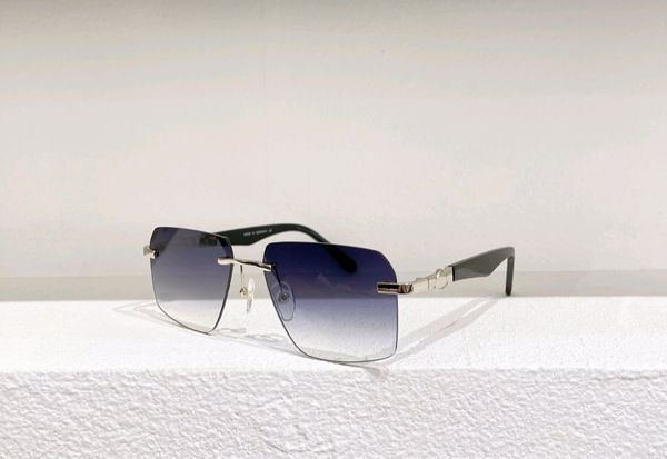 square rimless sunglasses silver black/blue gradient wrap sport sun glasses men uv sunglasses with box, White;black
square rimless sunglasses silver black/blue gradient wrap sport sun glasses men uv sunglasses with box, White;black