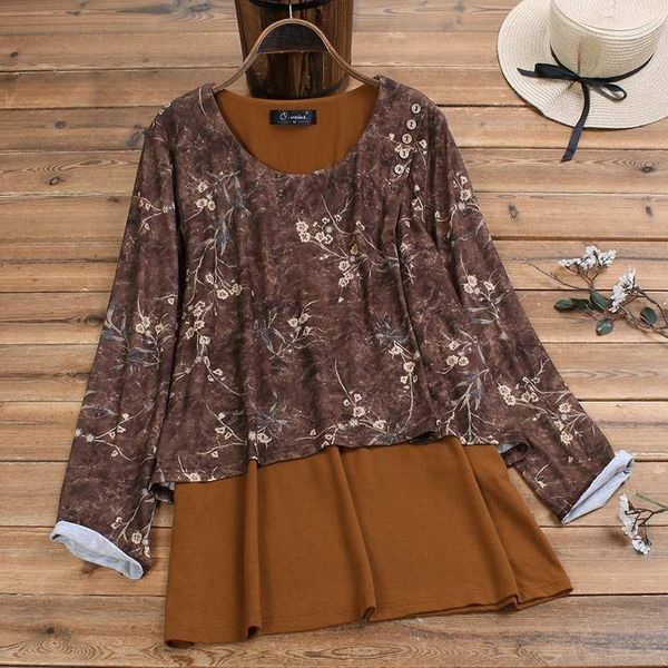 zanzea 2020 spring blouse vintage women long sleeve print tunic patchwork shirts casual party female blusas chemise mujer1, White
zanzea 2020 spring blouse vintage women long sleeve print tunic patchwork shirts casual party female blusas chemise mujer1, White