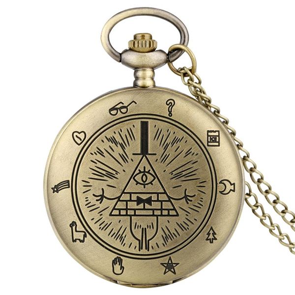 eye of providence weird town triangle devil quartz pocket watch gravity bill cipher fall time gem necklace pendant clock gifts q wmtspj, Slivery;golden
eye of providence weird town triangle devil quartz pocket watch gravity bill cipher fall time gem necklace pendant clock gifts q wmtspj, Slivery;golden