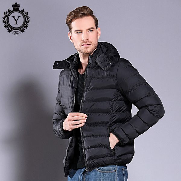 2020 fashion men's hooded down jacket cotton padded jacket pure color waterproof and windproof cotton padded jacket fast shipping, Black
2020 fashion men's hooded down jacket cotton padded jacket pure color waterproof and windproof cotton padded jacket fast shipping, Black