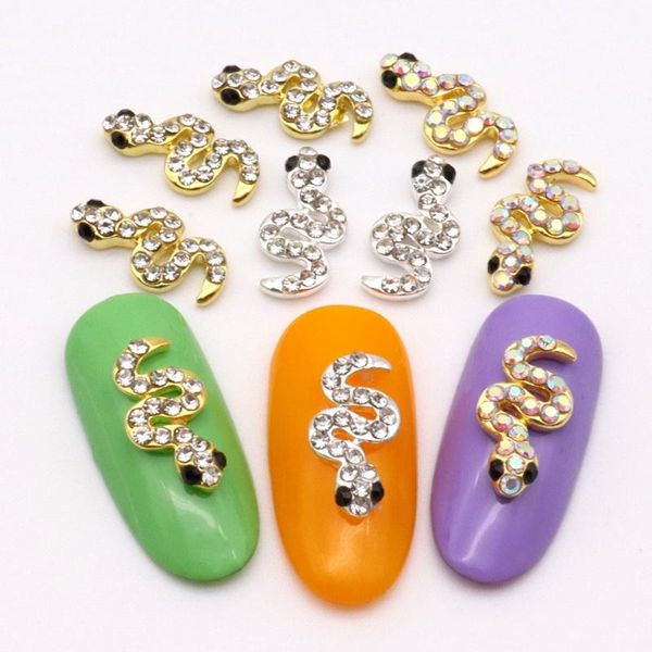 10 pcs 3d glitter rhinestones covering gold silver snake design nail art black strass decorations for alloy nail supplies, Silver;gold
10 pcs 3d glitter rhinestones covering gold silver snake design nail art black strass decorations for alloy nail supplies, Silver;gold