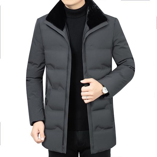 men's down & parkas 2021 men winter parka mid-length hairy on the collar warm jacket outwear windproof coat turn-down plus size 5xl, Black
men's down & parkas 2021 men winter parka mid-length hairy on the collar warm jacket outwear windproof coat turn-down plus size 5xl, Black
