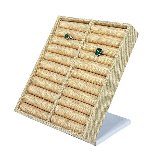 new design beige linen display case jewelry ring removable stand board holder storage box plate organizer, Pink;blue
new design beige linen display case jewelry ring removable stand board holder storage box plate organizer, Pink;blue
