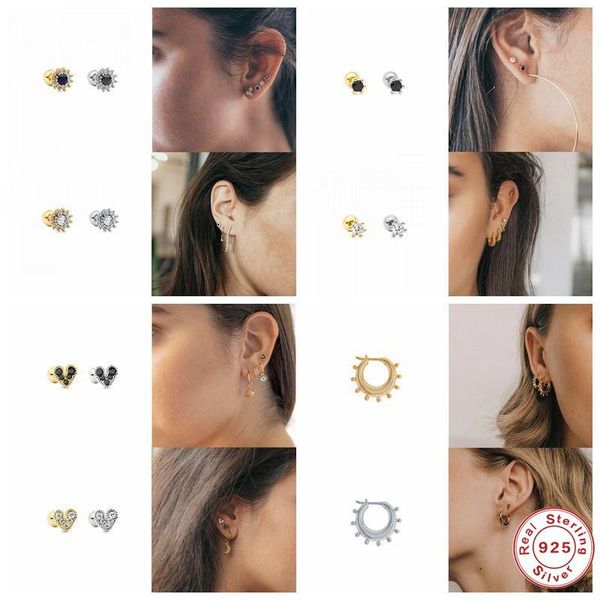 stud canner european american -selling s925 sterling silver zircon rhinestone puncture joker ladies earrings fine jewelry, Golden;silver
stud canner european american -selling s925 sterling silver zircon rhinestone puncture joker ladies earrings fine jewelry, Golden;silver