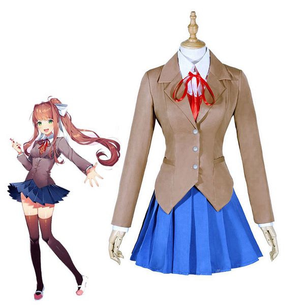 anime costumes doki doki literature club monika cosplay sayori yuri natsuki cosplay costume school uniform girl women costume game cos 4 pie, Black
anime costumes doki doki literature club monika cosplay sayori yuri natsuki cosplay costume school uniform girl women costume game cos 4 pie, Black