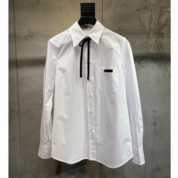 12.10 2020 early spring high end new women shirt bow collar solid turn-down collar long sleeve 100% cotton casual white blouses1
12.10 2020 early spring high end new women shirt bow collar solid turn-down collar long sleeve 100% cotton casual white blouses1