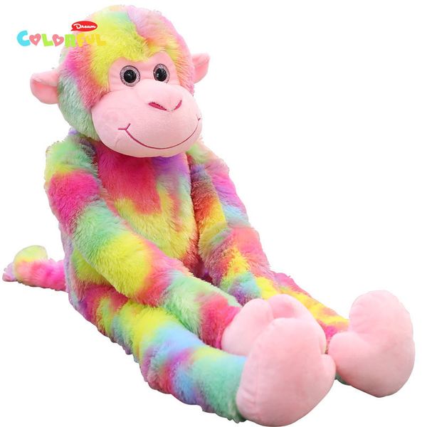 1pcs 80cm cartoon super soft rainbow monkey plush toy, long-armed monkey plush toy, kids toy, birthday gift, christmas gift y200723
1pcs 80cm cartoon super soft rainbow monkey plush toy, long-armed monkey plush toy, kids toy, birthday gift, christmas gift y200723