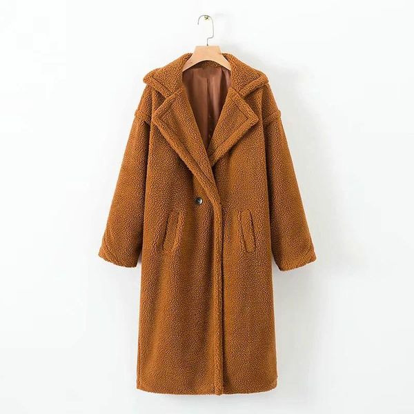 autumn winter women beige teddy coat casual girls streetwear stylish female thick warm cashmere jacket, Black
autumn winter women beige teddy coat casual girls streetwear stylish female thick warm cashmere jacket, Black