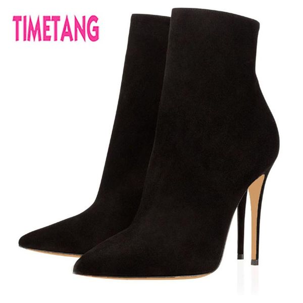 timetang fashion gift vogue lady ankle boots pointed elegant women boot office lady/banquet shoes 34-44plus size, Black
timetang fashion gift vogue lady ankle boots pointed elegant women boot office lady/banquet shoes 34-44plus size, Black