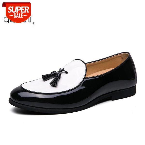 luxury loafers elegant men dress wedding office shoes suede patchwork patent leather slip on tassel loafer for men casual shoes #bv1z, Black
luxury loafers elegant men dress wedding office shoes suede patchwork patent leather slip on tassel loafer for men casual shoes #bv1z, Black
