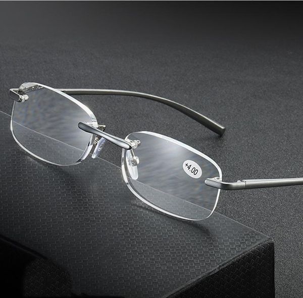 sunglasses women men al-mg alloy frame ultralight commercial rimless reading glasses +0.75 +1 +1.25 +1.5 +1.75 +2 +2.25 to +4, White;black
sunglasses women men al-mg alloy frame ultralight commercial rimless reading glasses +0.75 +1 +1.25 +1.5 +1.75 +2 +2.25 to +4, White;black