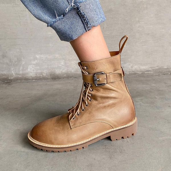 boots genuine leather autumn winter lace up ladies bootsthick heels buckle est wedding office lady shoes woman, Black
boots genuine leather autumn winter lace up ladies bootsthick heels buckle est wedding office lady shoes woman, Black