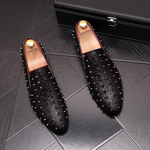 dress shoes men's wedding formal rivet sequins office sapato social masculino party business prom footwear zapatos hombre, Black
dress shoes men's wedding formal rivet sequins office sapato social masculino party business prom footwear zapatos hombre, Black