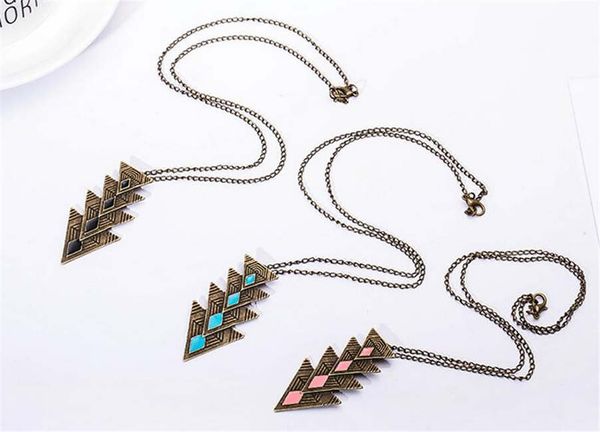 retro triangle alloy drop oil exaggerated pendant long necklace women dmfn449 (with chain) mix order pieces pendant necklaces, Silver
retro triangle alloy drop oil exaggerated pendant long necklace women dmfn449 (with chain) mix order pieces pendant necklaces, Silver