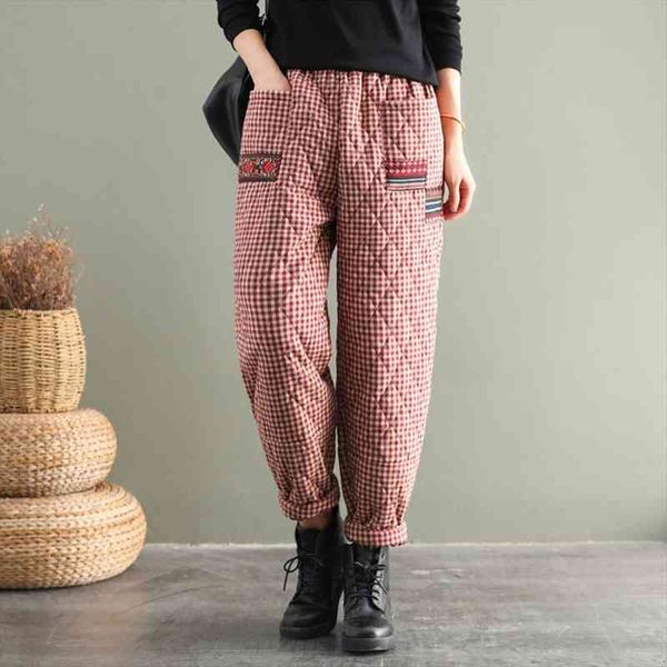 women pants warm loose big size winter autumn thick cotton padded elastic waist harem vintage casual women trousers, Black;white
women pants warm loose big size winter autumn thick cotton padded elastic waist harem vintage casual women trousers, Black;white