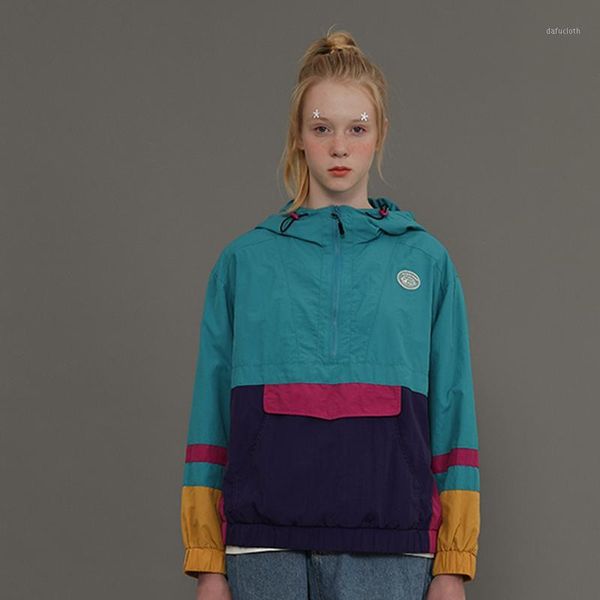 fall spring 2019 new design women pullover jackets hooded outwear coats long sleeve color block loose long sleeve letters1, Black;brown
fall spring 2019 new design women pullover jackets hooded outwear coats long sleeve color block loose long sleeve letters1, Black;brown