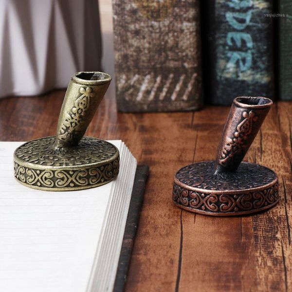 vintage metal round insertion pen holder for feather quill dip pens school office supplies stationery student gift1, Black;red
vintage metal round insertion pen holder for feather quill dip pens school office supplies stationery student gift1, Black;red