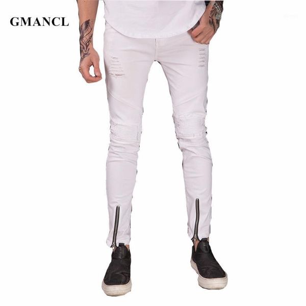 men's jeans ripped patchwork ankle zipper men skinny white hip-hop beggar style holes high street motorcycle casual biker jeans1, Blue
men's jeans ripped patchwork ankle zipper men skinny white hip-hop beggar style holes high street motorcycle casual biker jeans1, Blue