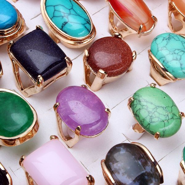 stones oversize mixed styles lots natural gemstone gold plated tone band rings fashion jewelry r0507, Golden;silver
stones oversize mixed styles lots natural gemstone gold plated tone band rings fashion jewelry r0507, Golden;silver