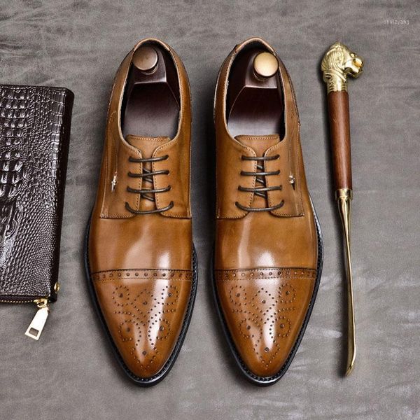 genuine leather men dress shoes formal wedding party shoes for men retro brogue men's oxfords a561, Black
genuine leather men dress shoes formal wedding party shoes for men retro brogue men's oxfords a561, Black