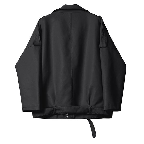 fitaylor autumn women faux soft leather loose jacket coat turndown collar zipper pu motorcycle overcoat female rivet punk jacket 201214, Black
fitaylor autumn women faux soft leather loose jacket coat turndown collar zipper pu motorcycle overcoat female rivet punk jacket 201214, Black