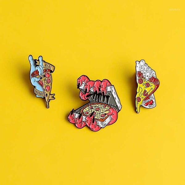 devil treat you eat pizza enamel pins real friends badges punk hands brooches jackets bags lapel pin halloween jewelry gifts1, Gray
devil treat you eat pizza enamel pins real friends badges punk hands brooches jackets bags lapel pin halloween jewelry gifts1, Gray