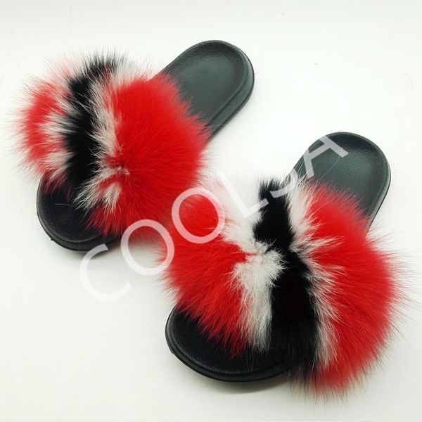 new women's winter real fox fur slippers fluffy plush sandals women fur slides warm furry l home shoes female fur flip flops y201026, Black
new women's winter real fox fur slippers fluffy plush sandals women fur slides warm furry l home shoes female fur flip flops y201026, Black