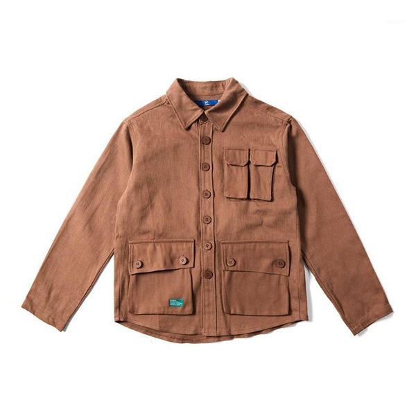 new men autumn jacket casual tooling multi-pocket fashionable men's jacket pilots coat men streetwear windbreaker jackets1, Black;brown
new men autumn jacket casual tooling multi-pocket fashionable men's jacket pilots coat men streetwear windbreaker jackets1, Black;brown